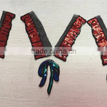 Sequin Patch Sequin Net Embroidery Fabric Sequin Embroidery Fabric photo-2