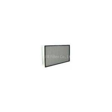 Wooden frame custom  Clean Room Deep Pleat HEPA Panel Filter with Stable air velocity