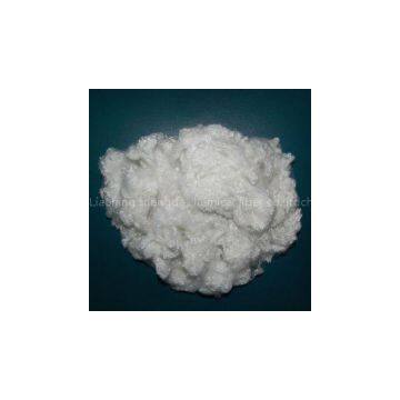 Recycled Polyester Staple Fiber(PSF) 15d*76mm HC Raw White photo-3