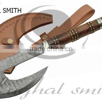 Damascus steel handmade Axe knife MS 7183