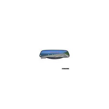 Rearview mirror bluetooth car kit