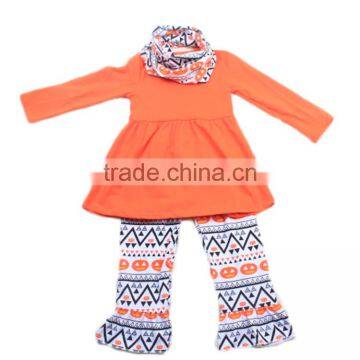 yawoo halloween boutique outfits for girls scarf sets kids clothes baby clothes fall 2016 wholesale clothing