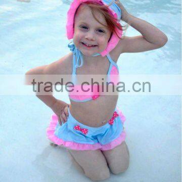 Baby Girl light blue Bikini Baby Swimwear - Kids' Bathing Suit Girls Swimwear Girl SwimSuit