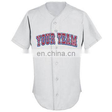 Baseball jersey made of 100% Poly Stretch