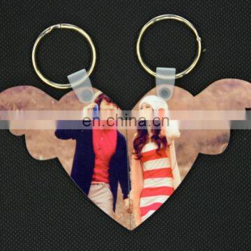 hot sale fashionable custom personalized angel lover key chain