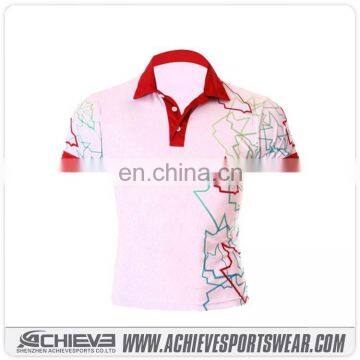 100 Polyester polo shirts wholesale poloshirt with logo