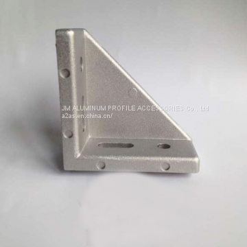 Al-Alloy Material Angel Bracket for 40s  Aluminum Profile