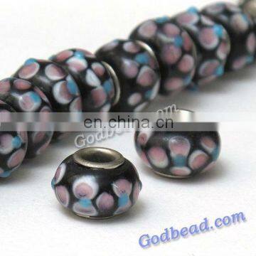 500 loely glass bead wholesale handmade murano lampwork glass european beads fit for charm bracelets