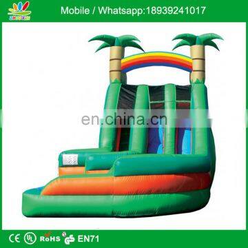 Inflatable Tropical Wild Splash Pool Water Slide