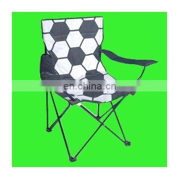 Factory Direct Sell Promotion Football Folding Beach Chair With Football Logo