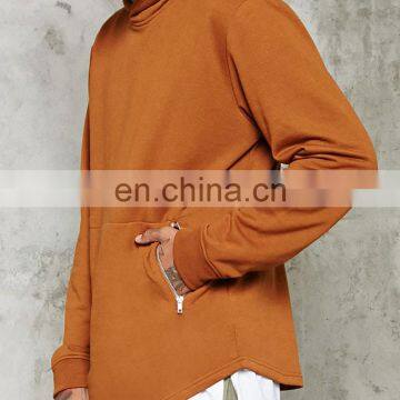 custom 100% cotton blank zip-up hoodie