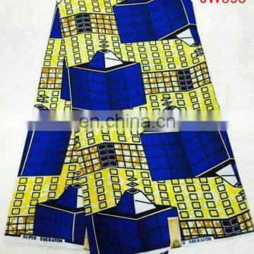 Veritable Wax Block Prints Fabric Real Wax African Wax Fabric JW090 photo-6
