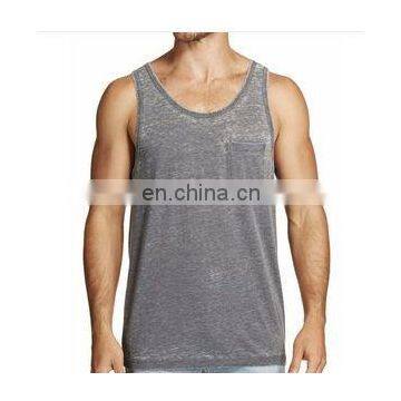 heather grey color tank tops with custom print