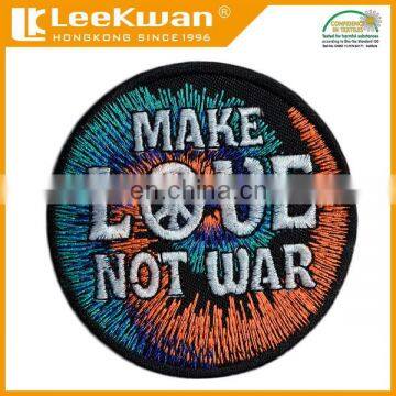 Iron on Hippie Peace Fingers Clothing Patches, Iron Peace Clothing Patches, Clothing Patches photo-4