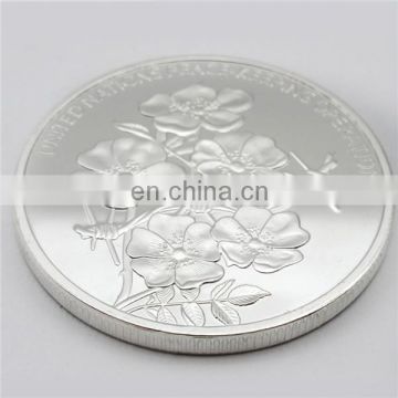 customize coins art shiny sliver alloy metal commemorative coin China factory good qulaity best selling coins