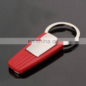 Custom logo rubber key chain plastic silicon keychain