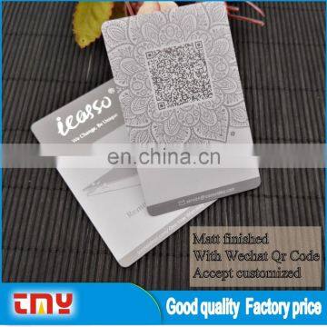 New Promotion Clear Plastic Business Cards With Frosted Finished photo-5