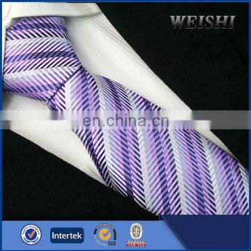 Low price custom necktie plaid stripe men tie