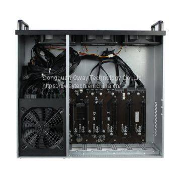 Q-406 6GPU Miner Mining Machine System 6 GPU ETH Ethereum photo-3