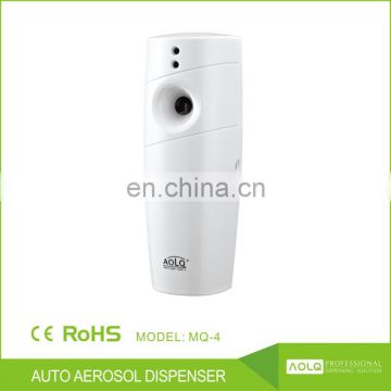 toilet auto spray aerosol dispenser, cheap air freshener dispenser, plastic wall mount dispenser air freshener