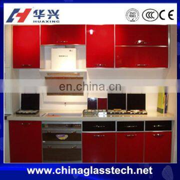 Interior Swing Kitchen Cabinet Aluminum Frame Glass Door