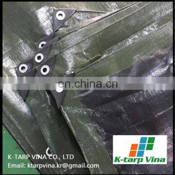 Olive Green/Black, Heavy Duty Tarpaulin, Korean Standard, Water Proof, Cheap, Durable Tarp