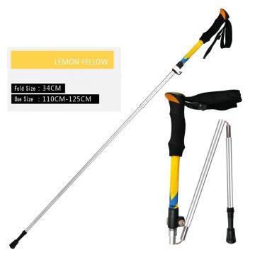 Foldable Trekking Poles Aluminium Walking Sticks photo-5
