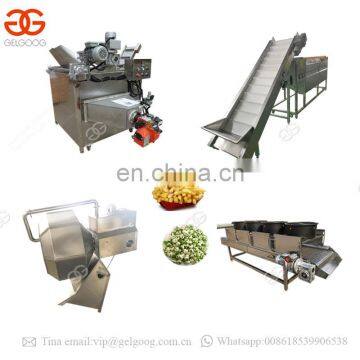 Factory Price Fully Automatic Industrial Potato Chips Making Machine Frozen French Fries Production Line For Sale