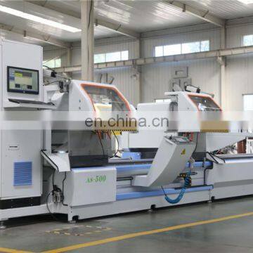 0.1mm Precise Aluminum Prrofile 3 Axis Double Head Saw for Window Door photo-3