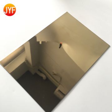 Jyfa600 Stainless Steel Gold Mirror Sheet