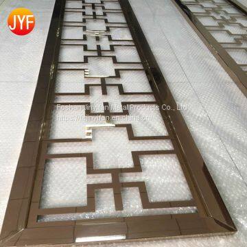 Wholesale factory price aluminum restaurant room divider decorative metal screen