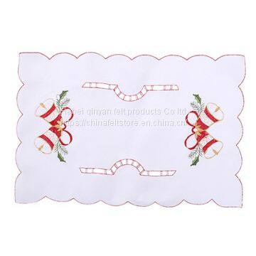 Cheap wholesale eco-friendly christmas felt coaster