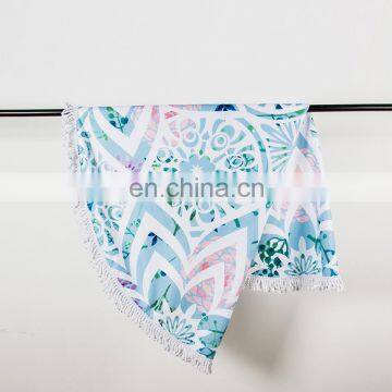 70*140CM Gigantic Printed Quick Dry Mandala Sand Free Round Microfiber Beach Towel photo-4