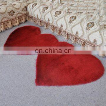 colorful artificial sheepskin fur rug