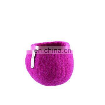 Yellow Customized Color Felt Fabric Pot With Handles Cheap High Quality Bag Vegetable Grow Bags photo-2