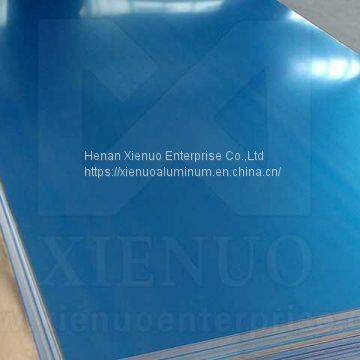 Henan supplier 1050 1060 1070 1100 aluminium sheet price per kg with blue film