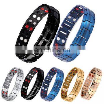 Healthcare Germanium Negative Stainless Bio Magnetic Bracelet Pain Relief Energy Bracelet photo-6