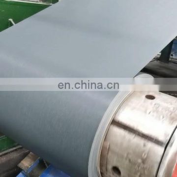 China Good Price RAL8019 Matt Finish GL Color Coated Steel Coil PPGL PE Paint For Roofing