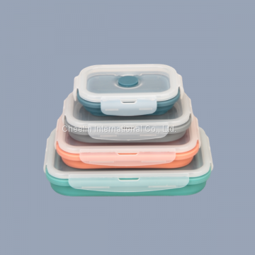 Rectangular Collapsible Silicone Food Storage