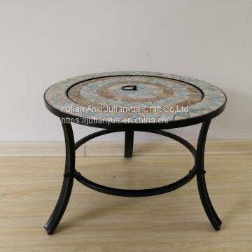 Upgraded] FEMOR Large 3 in 1 Fire Pit With BBQ Grill Shelf,Outdoor Metal Brazier Square Table Firepit Garden Patio Heater/BBQ/Ice Pit With Waterproof Cover (Fire Pit & Grill) photo-5