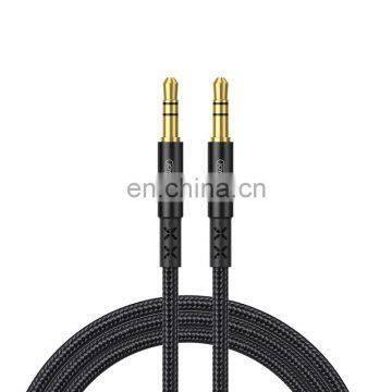 Joyroom high quality 3.5mm car aux cable 3.5 jack aux audio cable for audio video