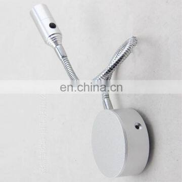 Modern hotel beside flexible pipe LED wall light with On/off Switch