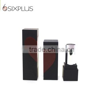 Hot sale popular black lipstick tubes black lipstick tubes square shaped empty black lipstick tube