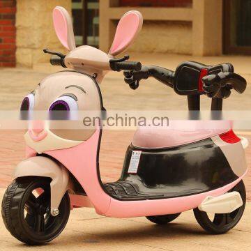 Lovely Cartoon Music Baby Ride on Electric Car Kids Battery Motorcycle photo-4