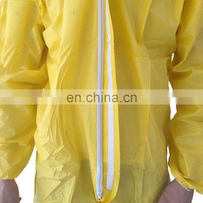 Safety Clothing Microporous Disposable Coverall Type 5/6 for Food Industry Chemical photo-5