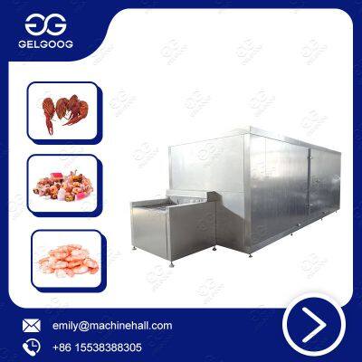 Quick Freezer For Fruit Industrial Quick Freezing System Frozen Vegetable And Fruit Production Line