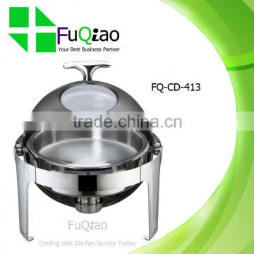 Round Roll Top Stainless Steel Buffet Chafing Dish Heater for Hotel Restaurant                        
                                                Quality Choice