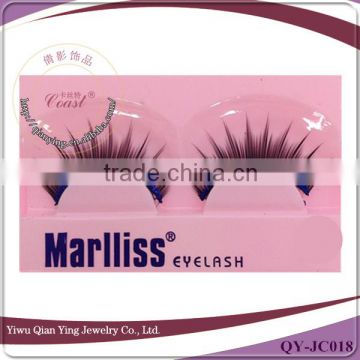 world beauty High quality fiber false eyelashes for sale