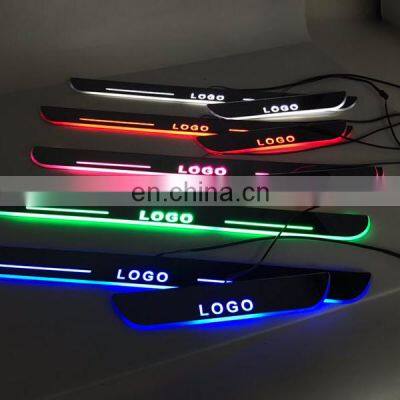 Led Door Sill Plate Strip Welcome Light Pathway Accessories for Mitsubishi lancer ex dynamic sequential style