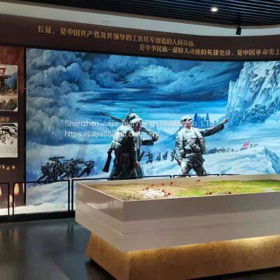 Indoor cylindrical LED display, soft screen customization